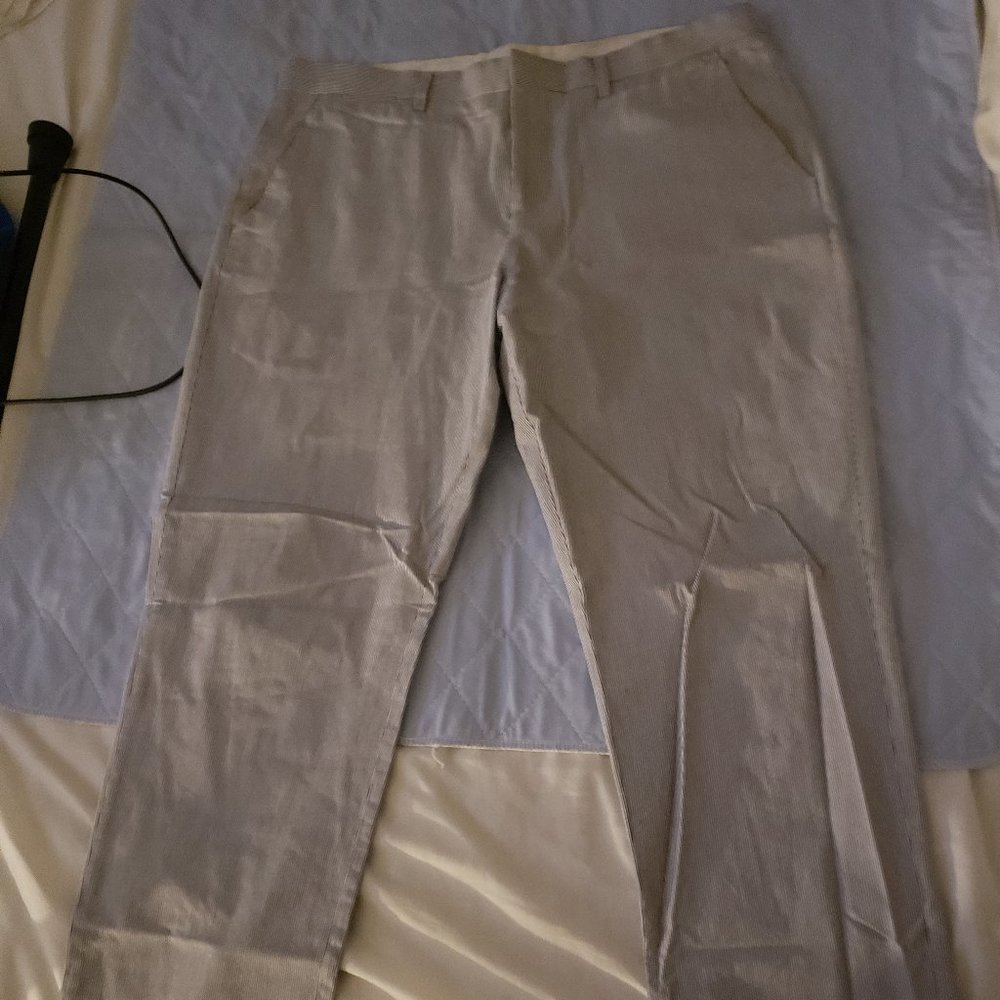 Express Mens Casual Pinstripe pants.